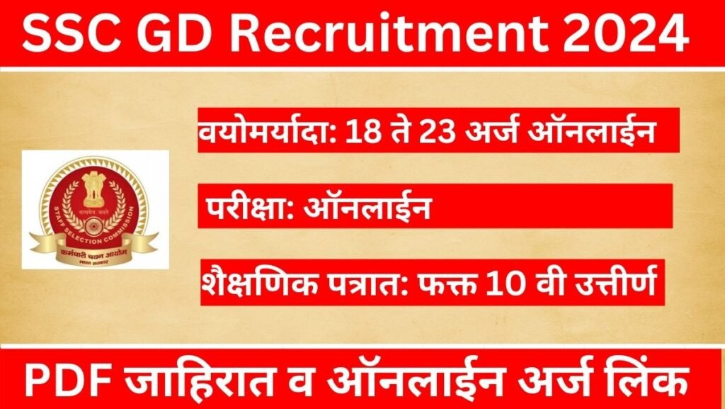 SSC GD Recruitment 2024