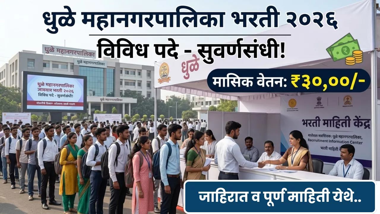 Dhule Mahanagarpalika Bharti 2026