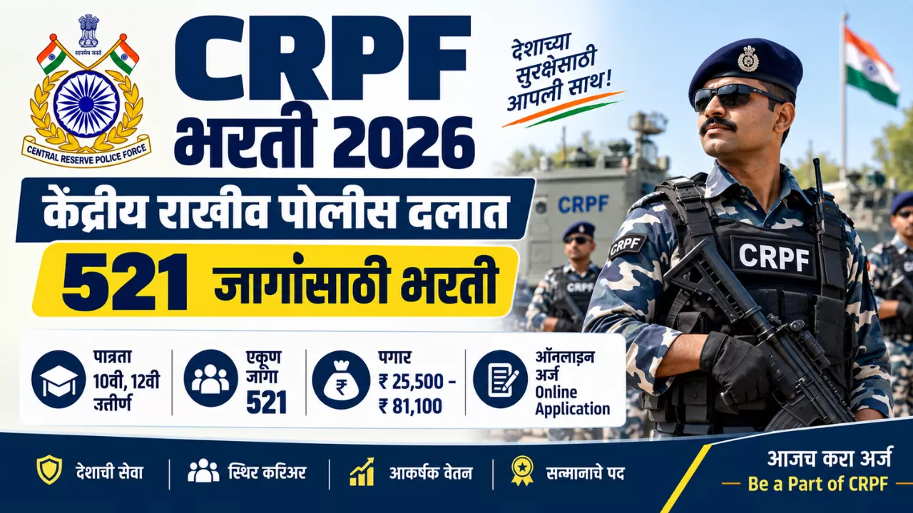 CRPF Sport Quota Bharti 2026