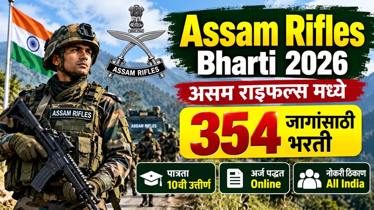 Assam Rifles Bharti 2026